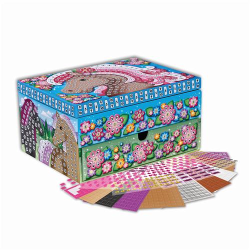 Orb Factory Loisir Créatif Sticky Mosaics Enchanted Horses Jewelry Box